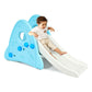 Freestanding Baby Slide Indoor First Play Climber Slide Set for Boys Girls -Blue