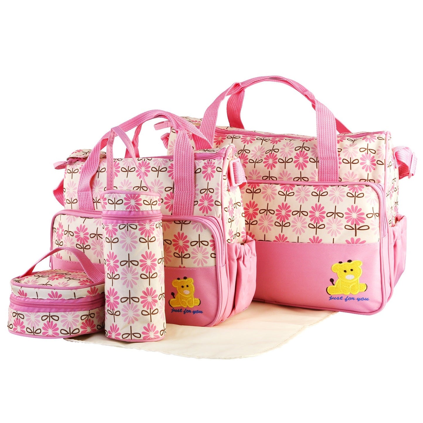 GBruno 5PCS Baby Nappy Diaper Bags