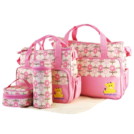 GBruno 5PCS Baby Nappy Diaper Bags