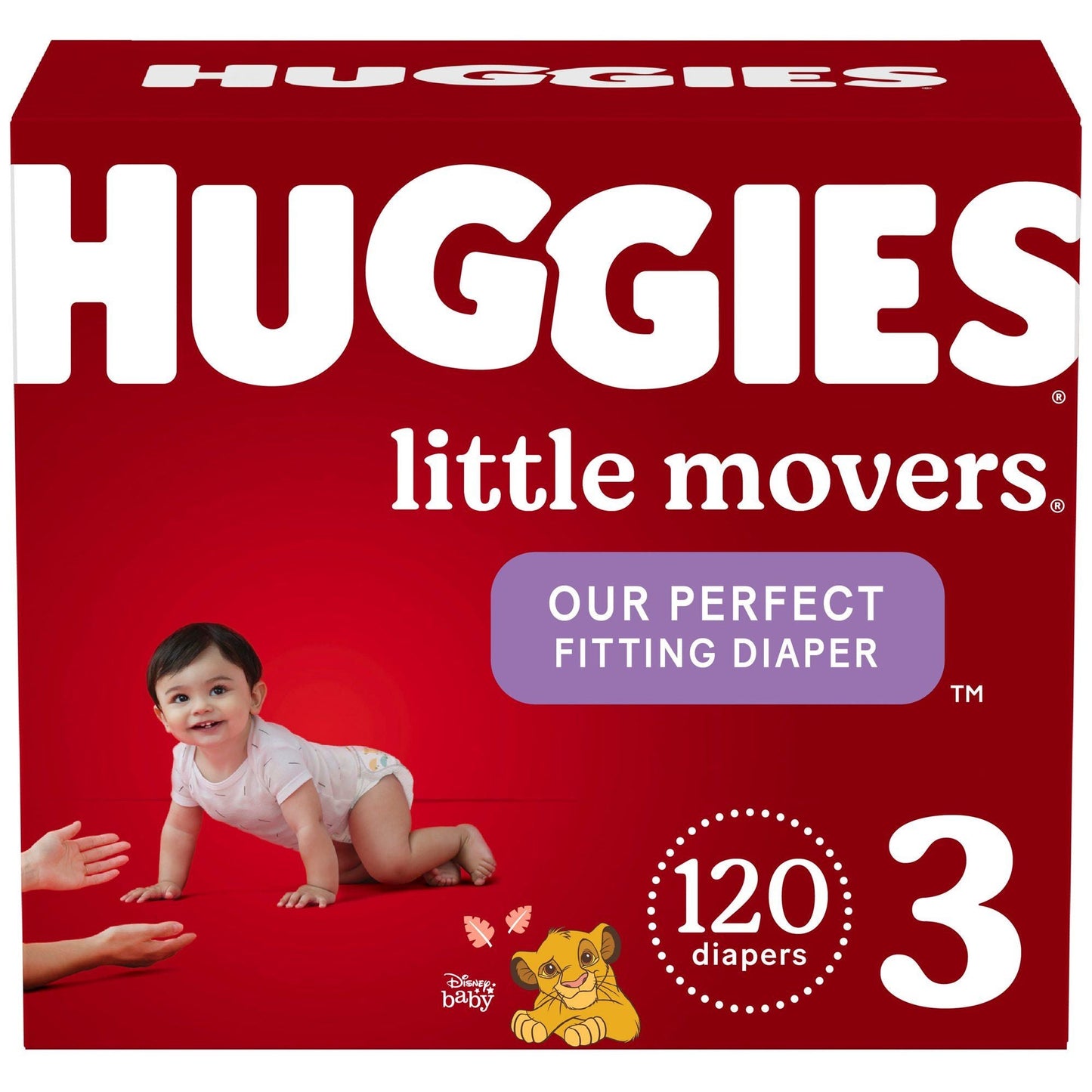 Huggies Little Movers Baby Diapers Size 3; 120 Count