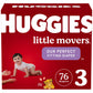 Huggies Little Movers Baby Diapers Size 3; Count 76