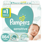 Pampers Sensitive Baby Wipes; Refill Character; 864 Count