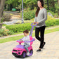 3 in 1 Ride on Push Car Toddler Stroller Sliding Car with Music-Pink