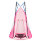 2-in-1 40 Inch Kids Hanging Chair Detachable Swing Tent Set-Pink