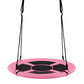 2-in-1 40 Inch Kids Hanging Chair Detachable Swing Tent Set-Pink