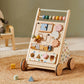 Tiny Land® Versatile Natural Wooden Baby Walker