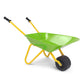 Outdoor Garden Backyard Play Toy Kids Metal Wheelbarrow-Light Green