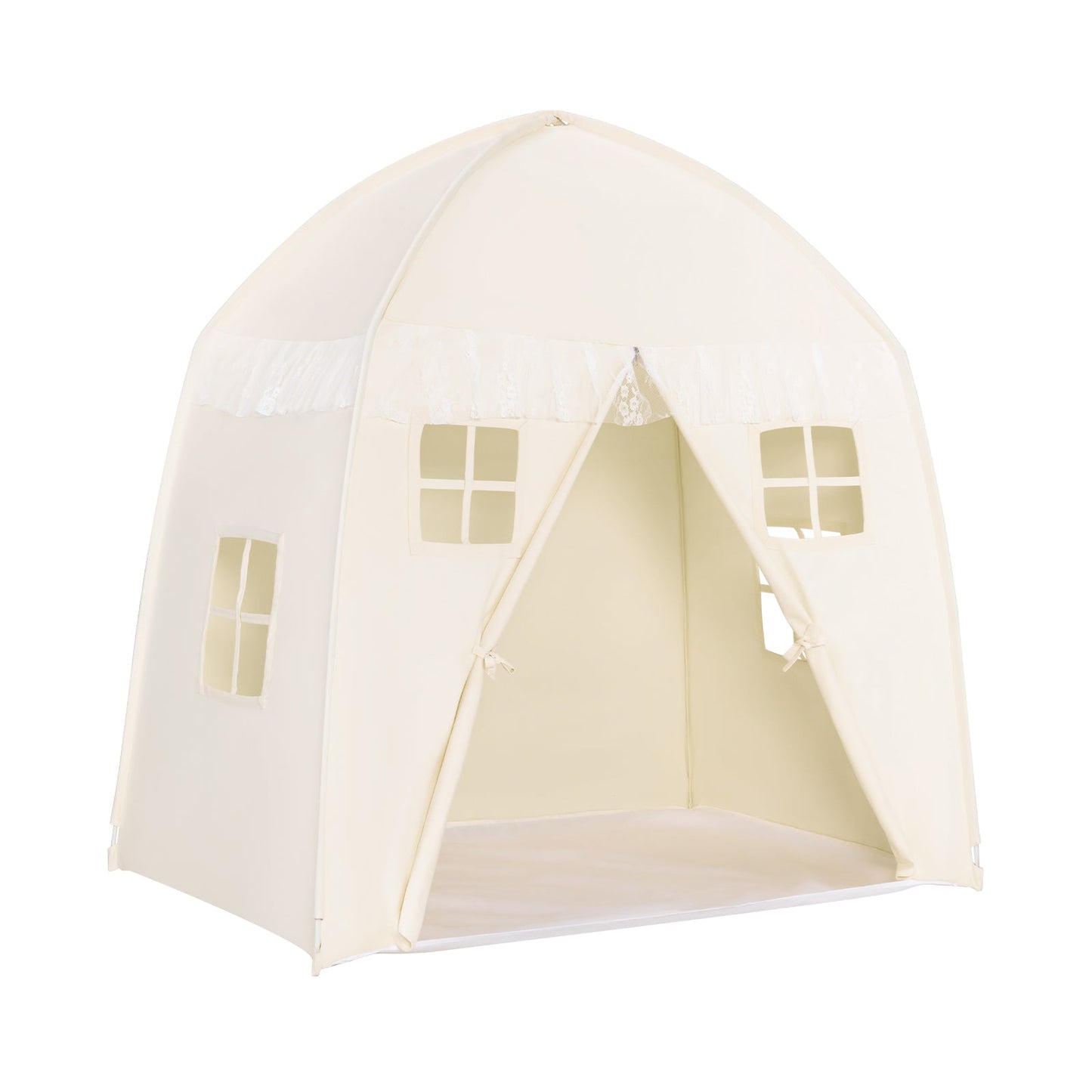 Portable Indoor Kids Play Castle Tent-White